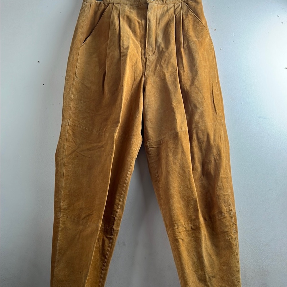 Michael Mims/Kathy Cole genuine leather lined pants